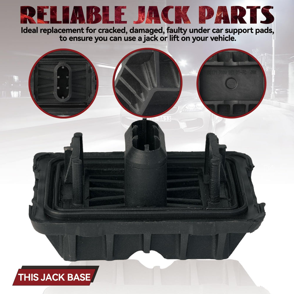 AUTOXBERT jack pad under car for BMW F21 prevents slipping under lift