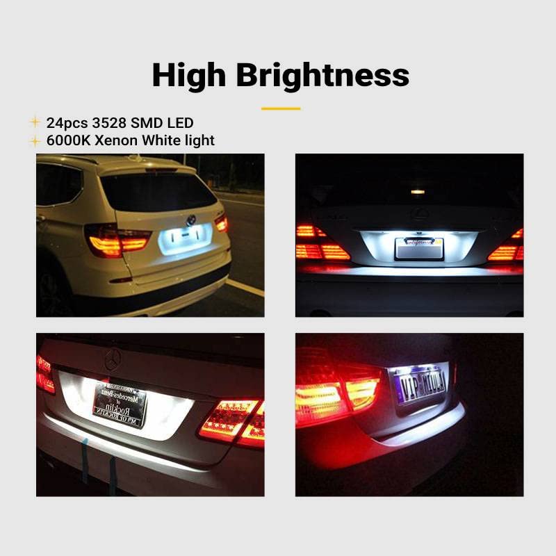 AUTOXBERT license plate light installation demonstrates plug-and-play ease.