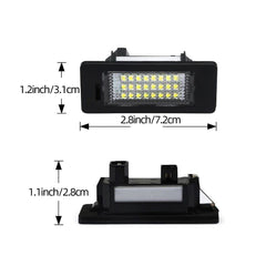 AUTOXBERT left-side license plate light installs easily for a clean look.