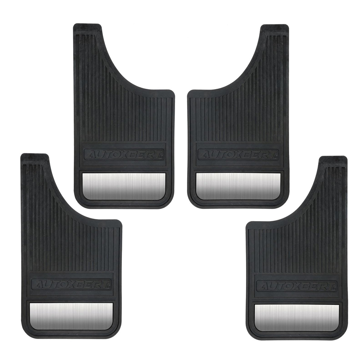 AUTOXBERT mud flaps front view for rugged protection