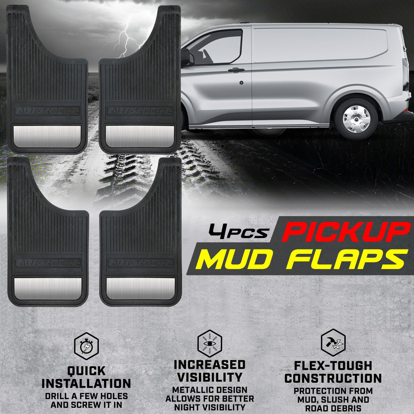 AUTOXBERT stainless-steel reflectors boost night visibility