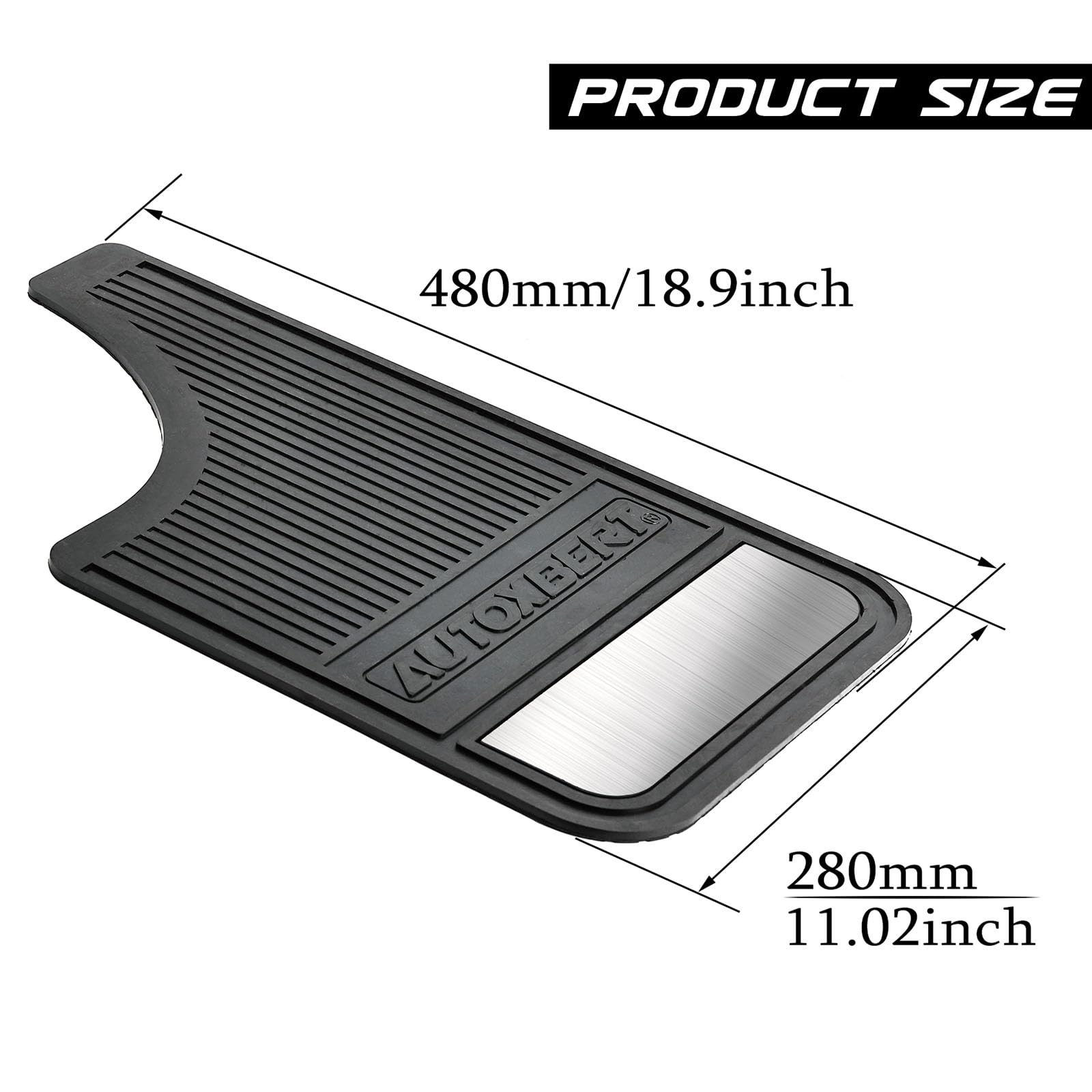 AUTOXBERT universal rubber mud guards offer broad compatibility across vehicles