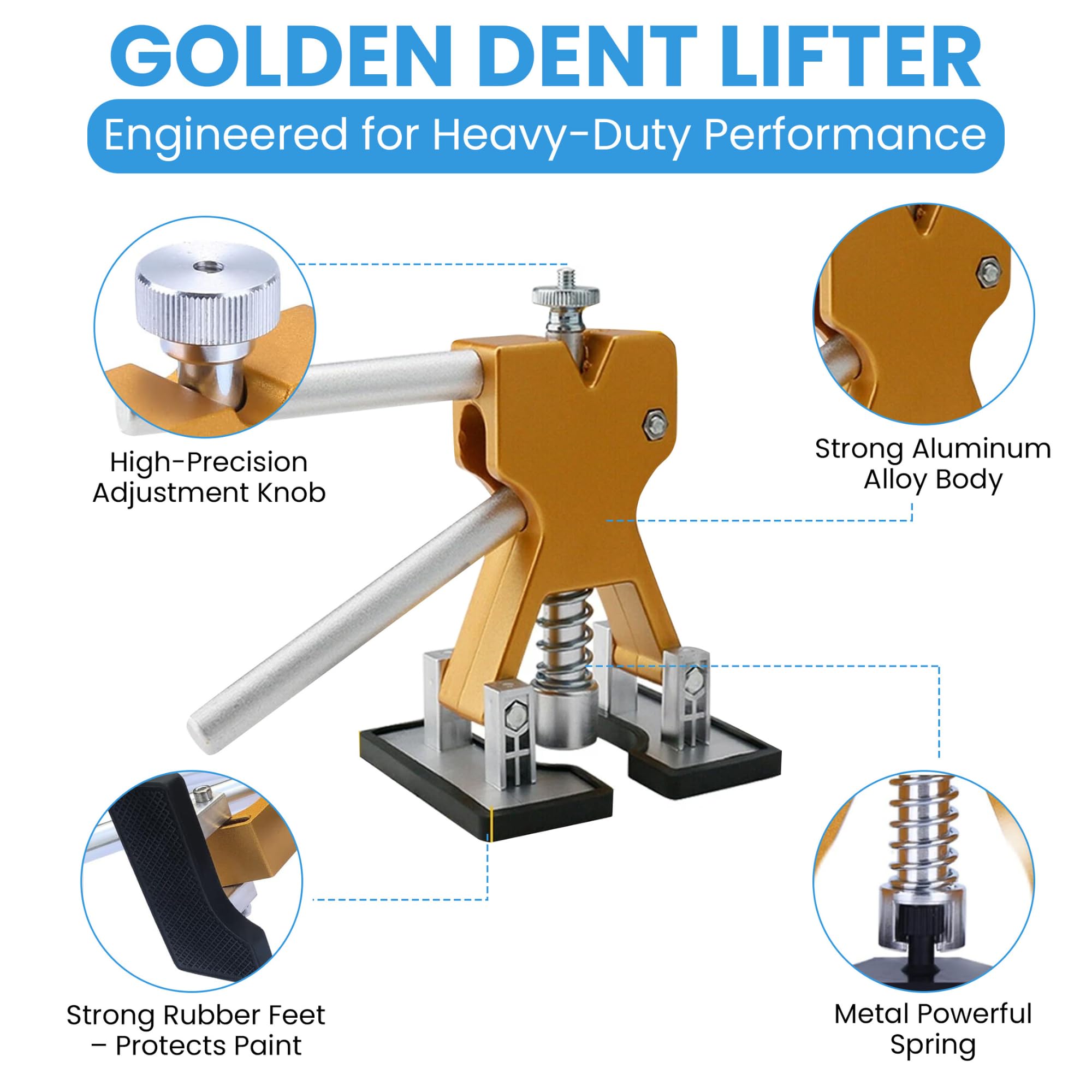 Autoxmatch Slide Hammer T-Bar used for larger dent removal.