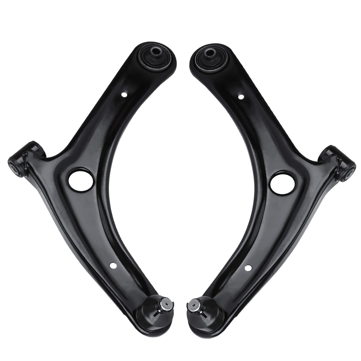 Autsurles front lower control arm with ball joint, passenger side, for improved steering feel.