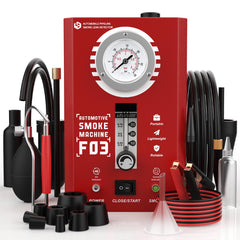 AUTTOPS smoke machine F03 leak detector—quick leak detection for 12V vehicles.