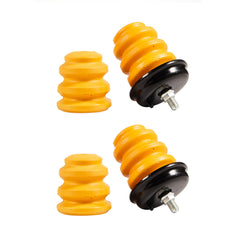 Autycle front bump stops on control arm bumper enhance front-end stability
