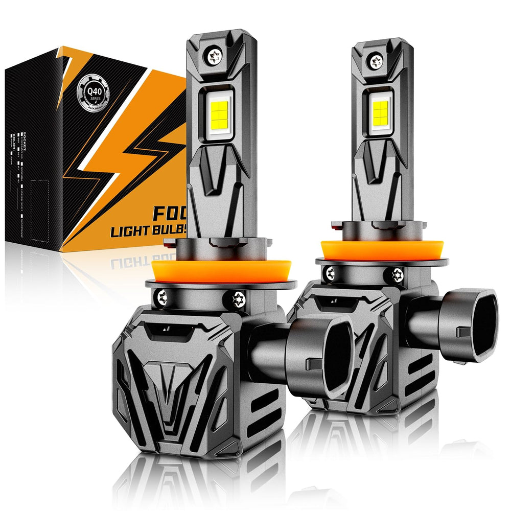 Auxbeam 2026 H11 fog lights beam pattern for wider, clearer visibility on trails