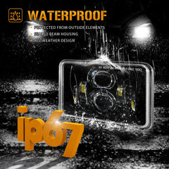 Auxbeam 4x6 headlights packaging image showing a ready-to-install 4-pack.