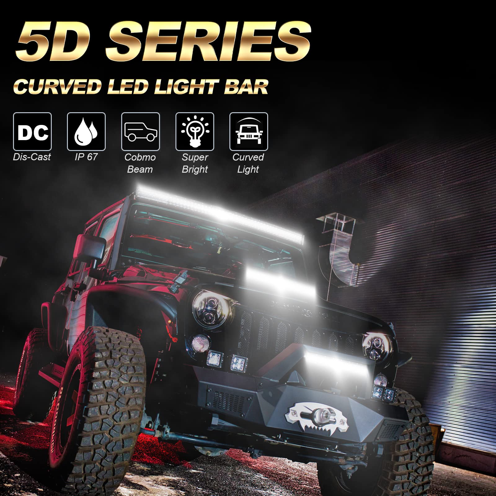 Auxbeam advanced heat dissipation keeps the LED cooler for longer life.