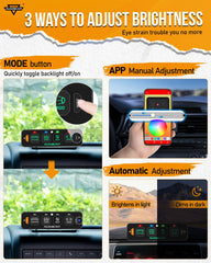 Auxbeam AS-400 Bluetooth app syncing switch panel brightness and colors