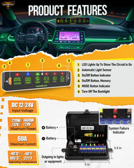 Auxbeam AS-R60 three lighting modes: Toggle, Momentary, Pulsed