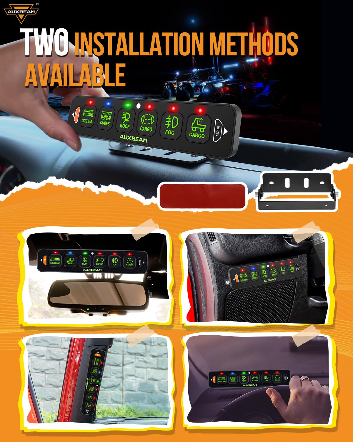 Auxbeam AS-R60 memory function restores previous lighting after power on
