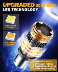 Auxbeam B21 360-degree beam without dark spots.