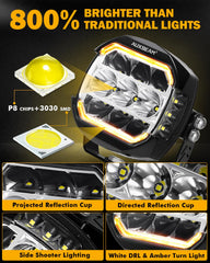 Auxbeam DRL turn-signal light adds daytime and signaling for safer driving.