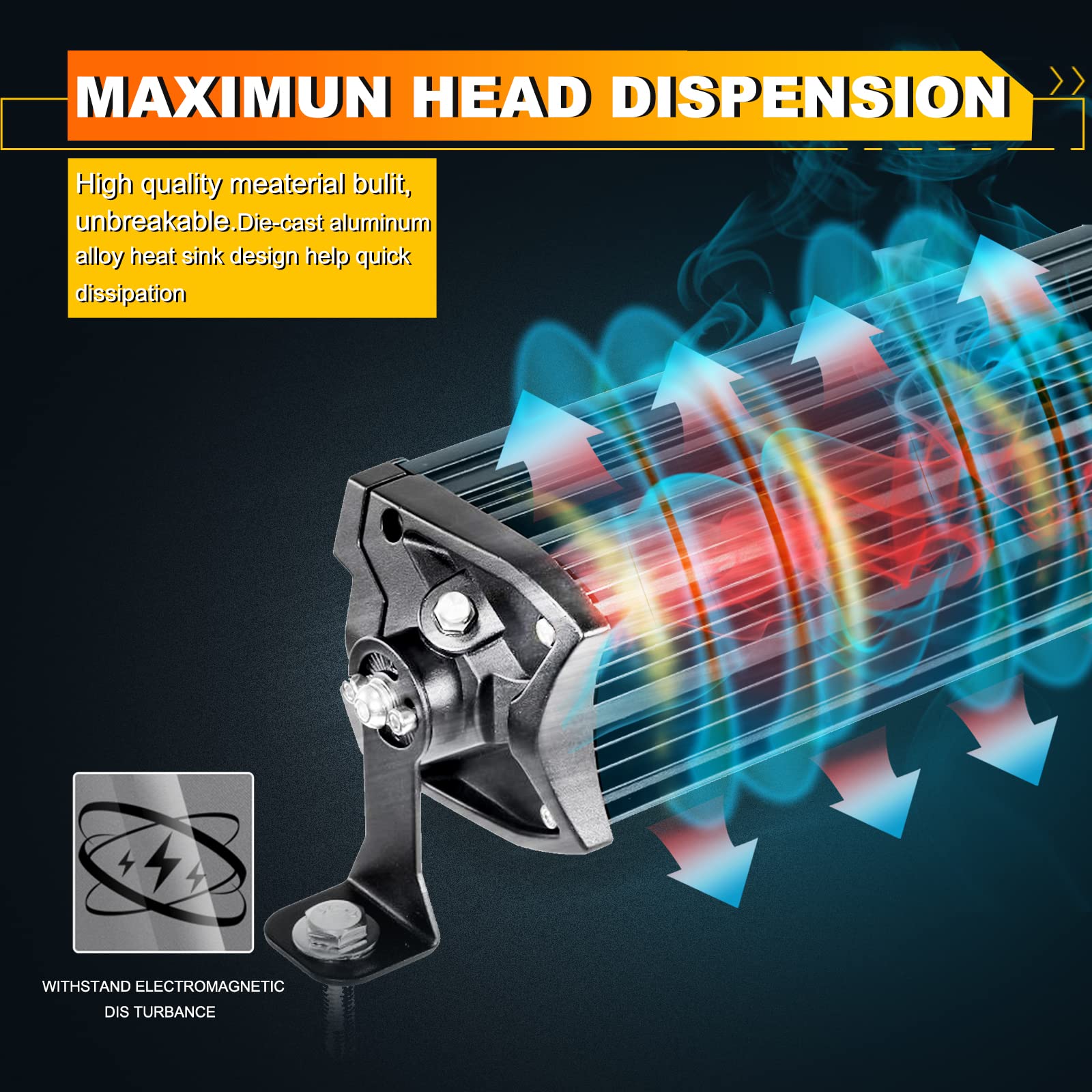 Auxbeam off-road lighting kit includes manual and setup guide.