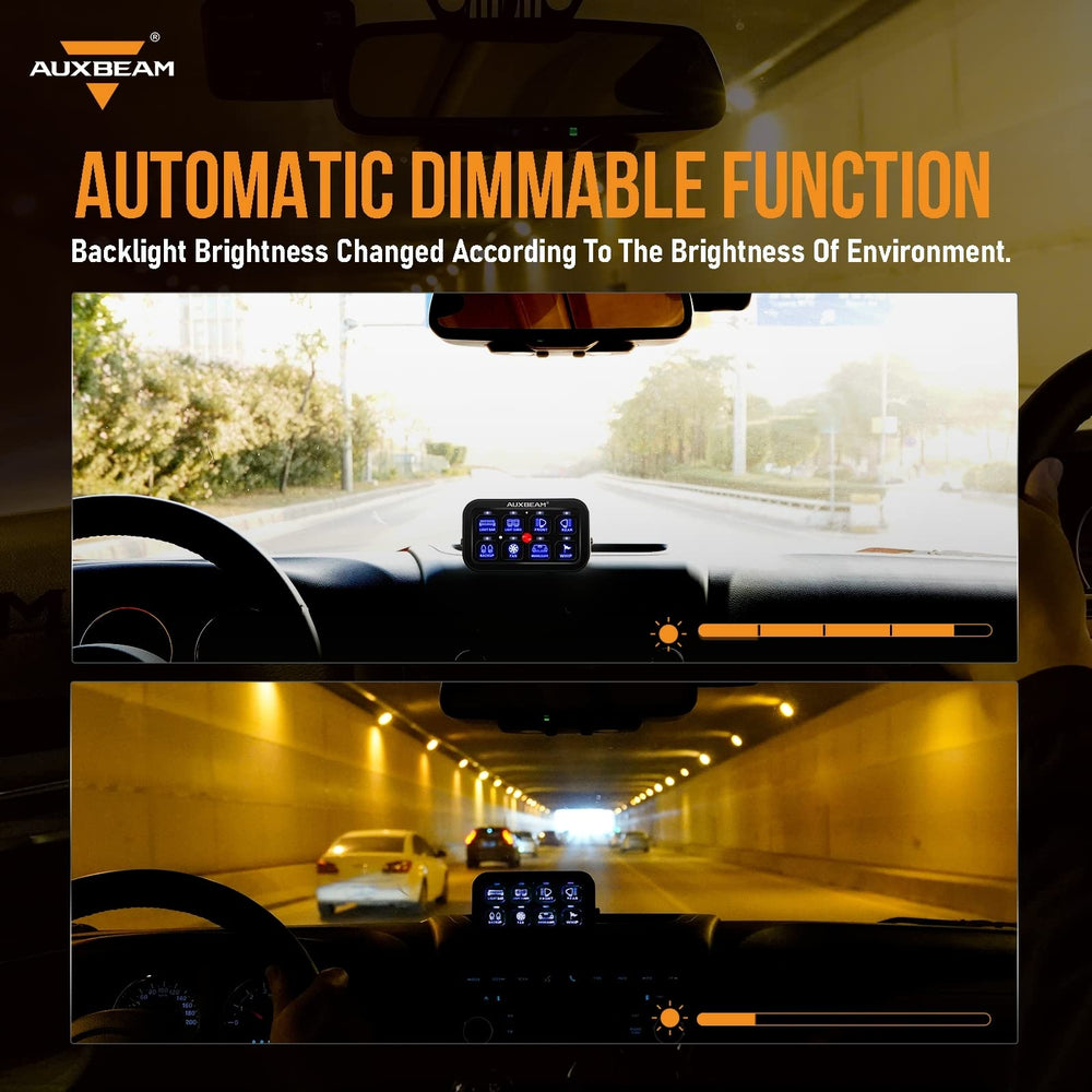 Auxbeam plug-and-play wiring enables fast setup without messy wiring