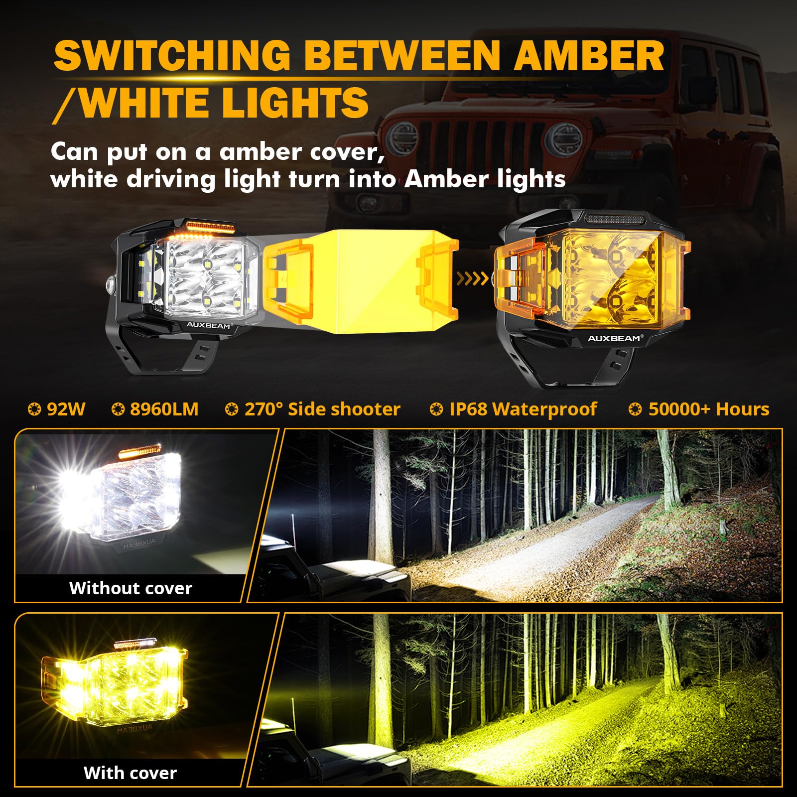 Auxbeam plug-and-play wiring harness simplifies installation