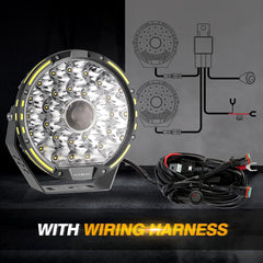 Auxbeam 360-PRO 9-inch IP68 housing protecting against dust and water