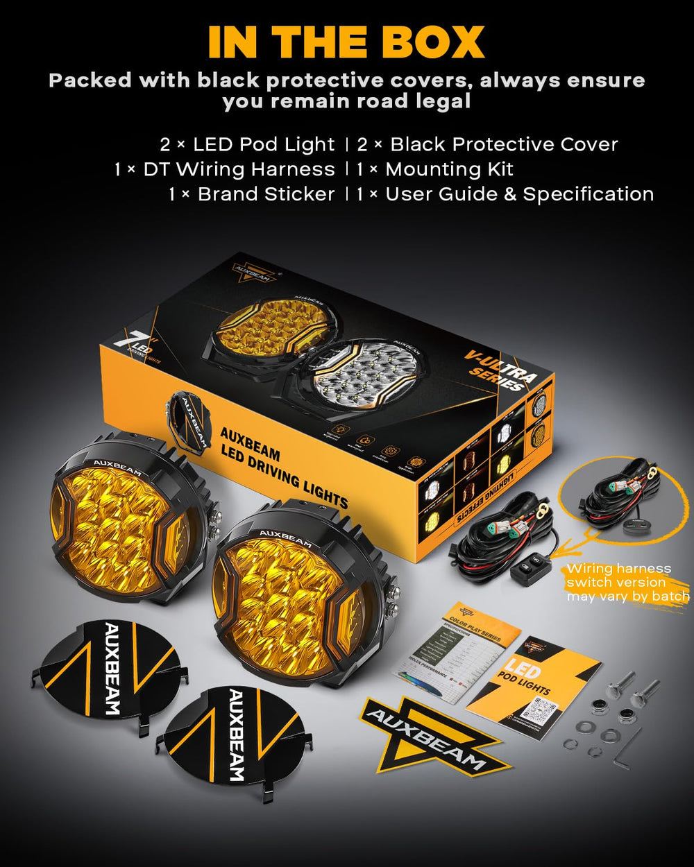Durable DT wiring harness simplifies installation and setup