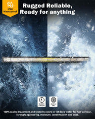 Auxbeam white spot beam close-up for precise driving visibility