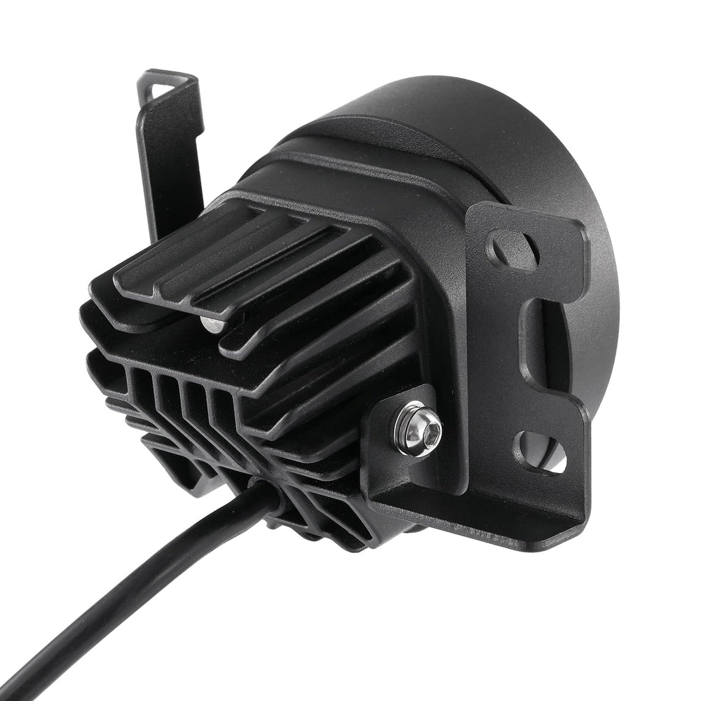 Auxbeam XP-Ultra 3in brackets installed on Tundra, sturdy support.