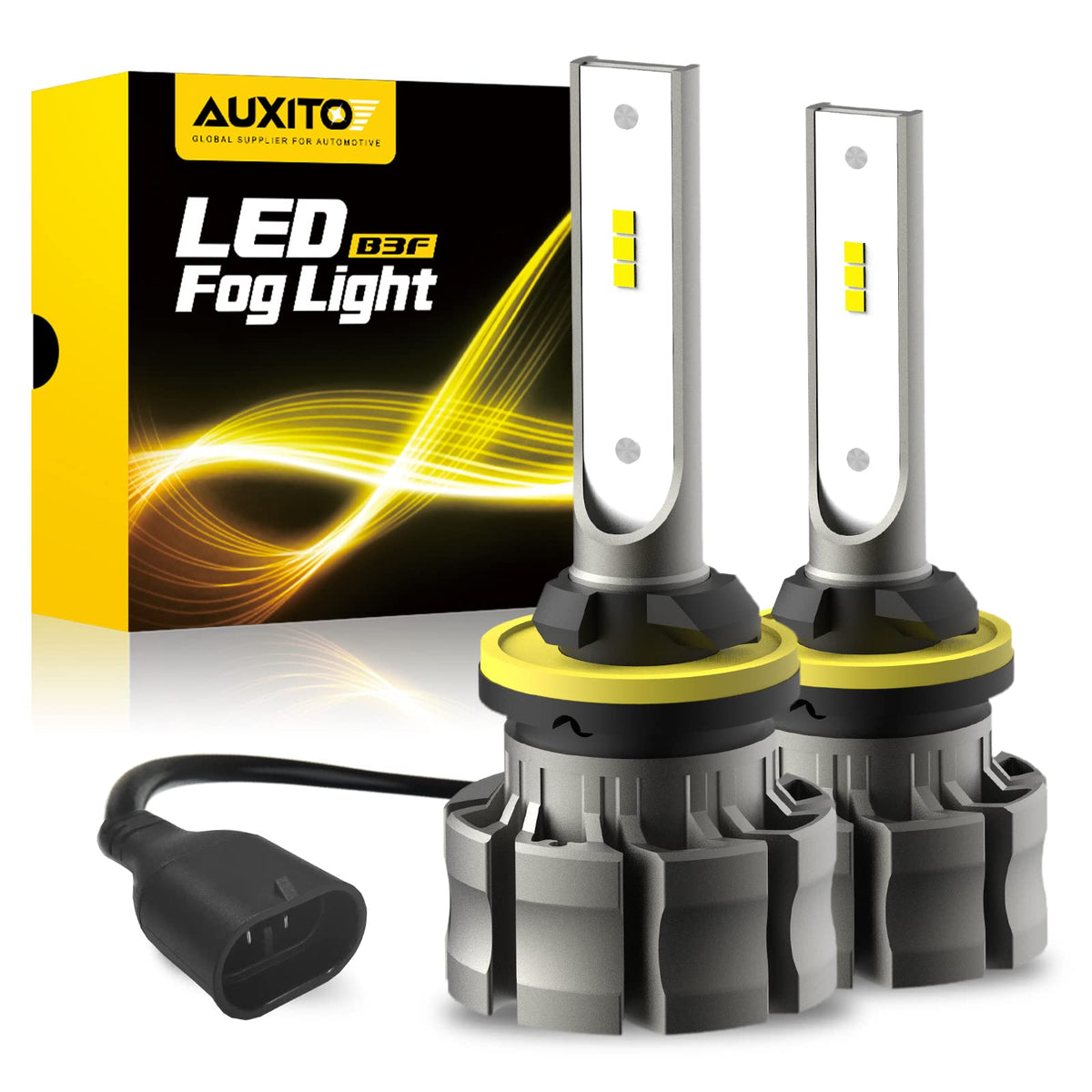 AUXITO 880 fog light bulbs provide bright illumination for safer night driving.