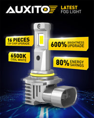 AUXITO 9145/9140/H10 aluminum housing designed for durability