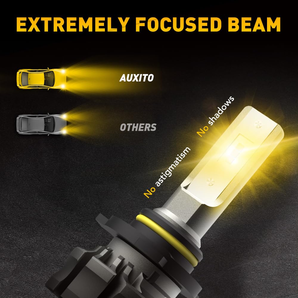 Auxito 9145 halogen replacement fog lamps in action