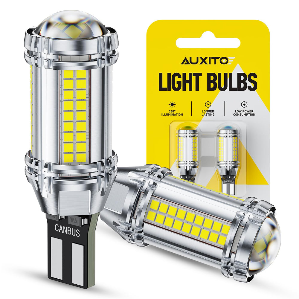 AUXITO 921 reverse light enhances rear visibility for safer night parking.