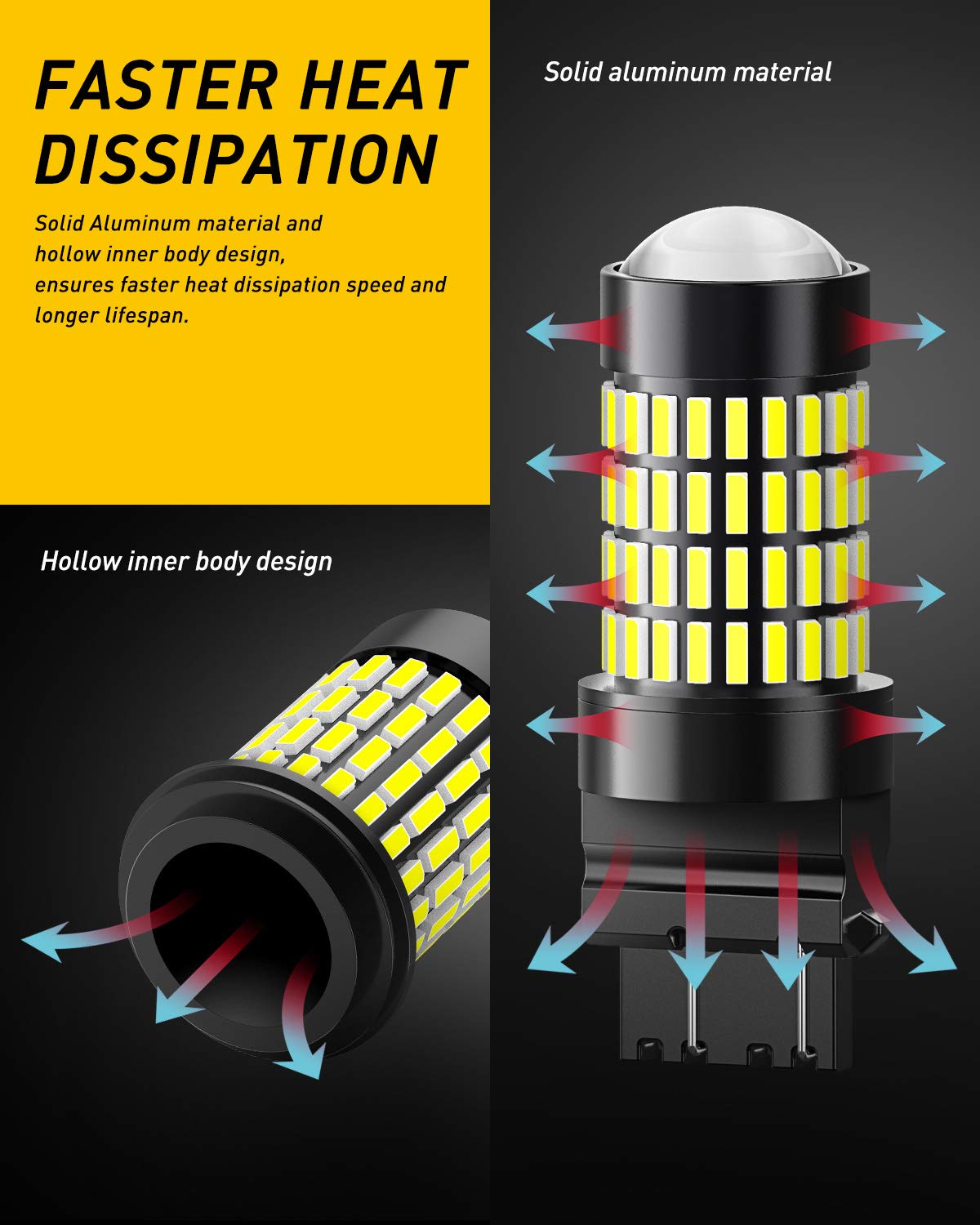 AUXITO backup and signal lights upgrade for safer driving