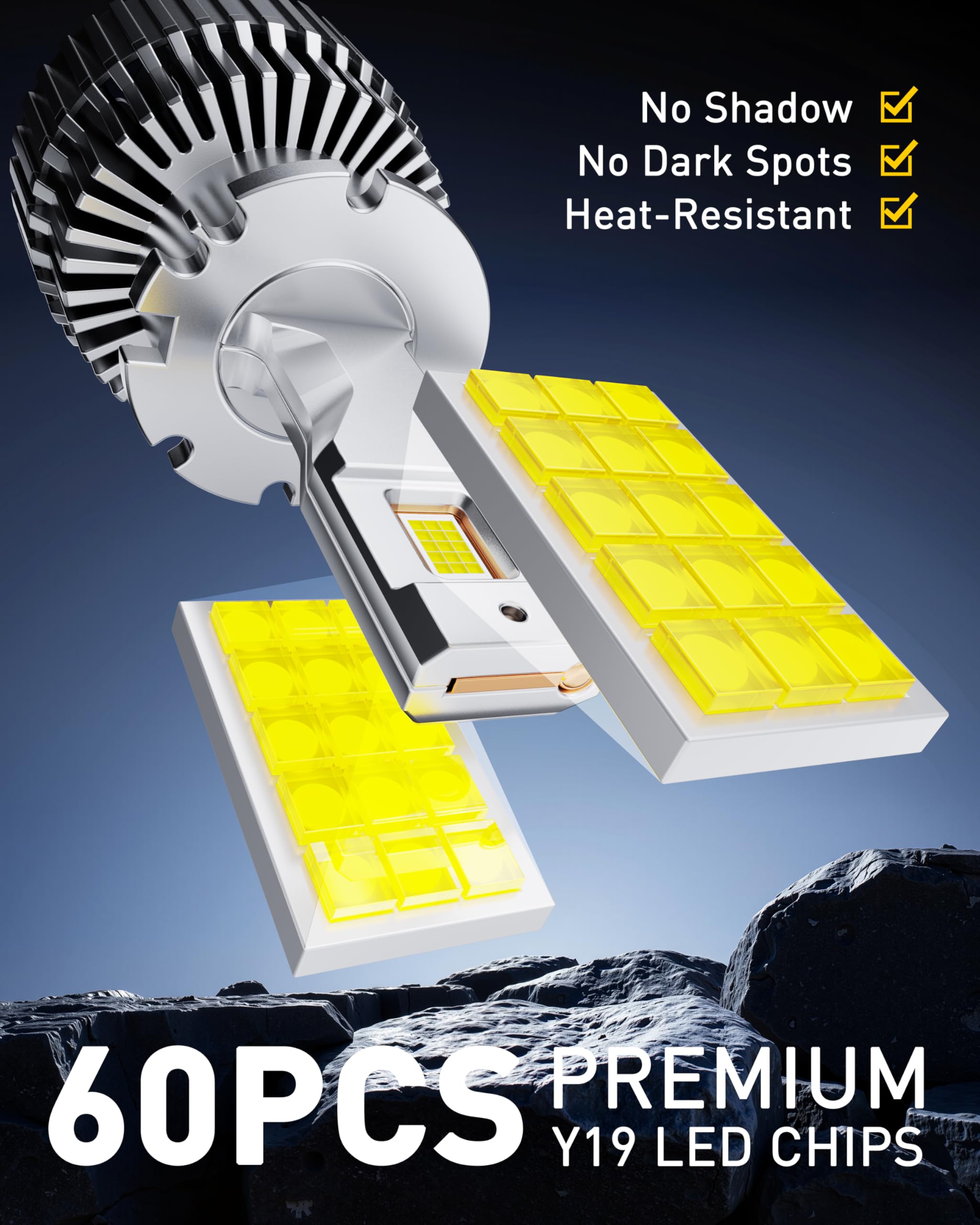 AUXITO D2S bulbs plug-and-play for quick, tool-free installation.