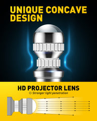 AUXITO electroplated housing reduces heat and oxidation.