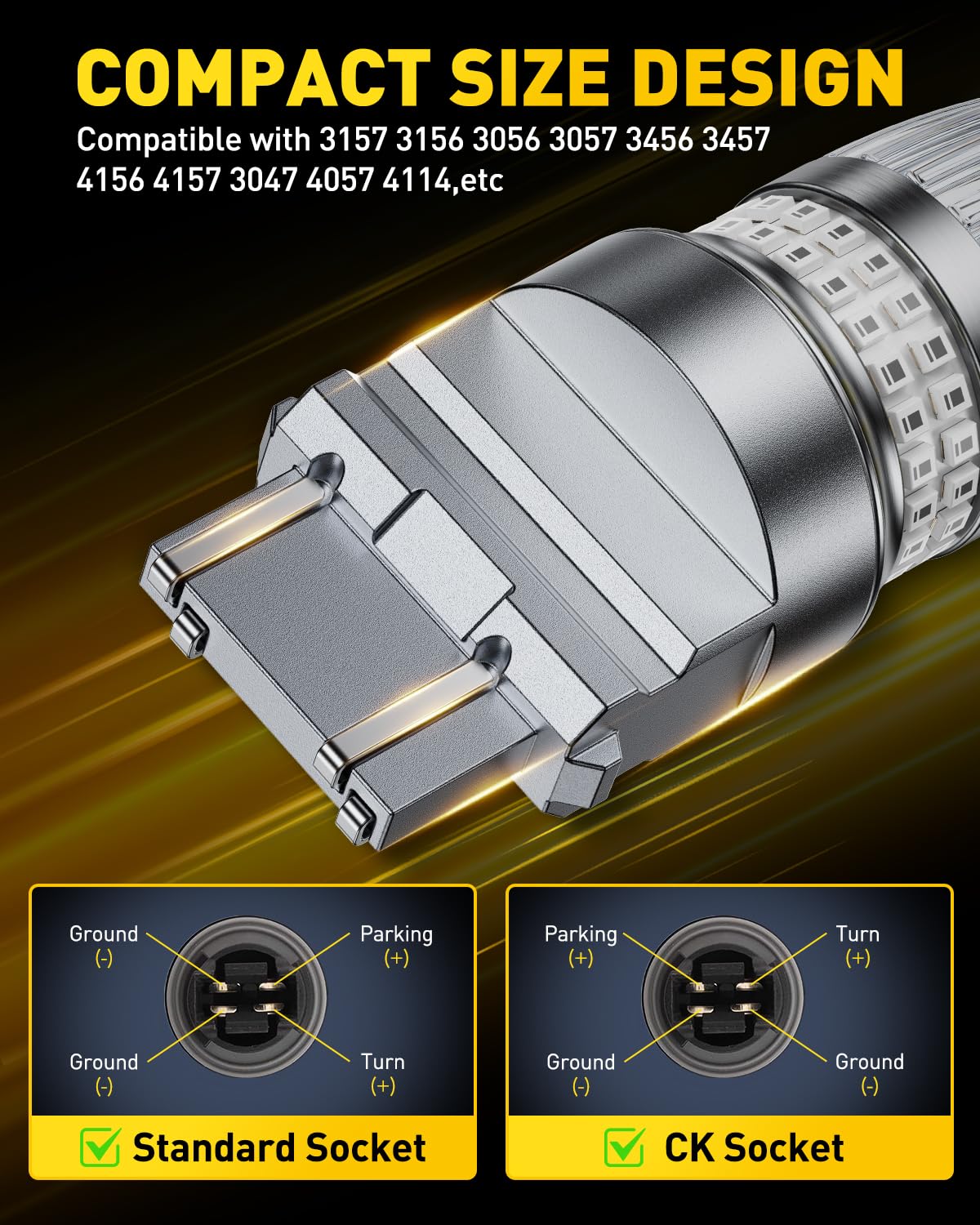 Auxito EMC module ensures compatibility with car electronics.