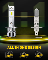AUXITO H1 bulbs enable easy plug-and-play installation