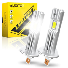 AUXITO H1 LED bulb 600% brightness for clearer night driving