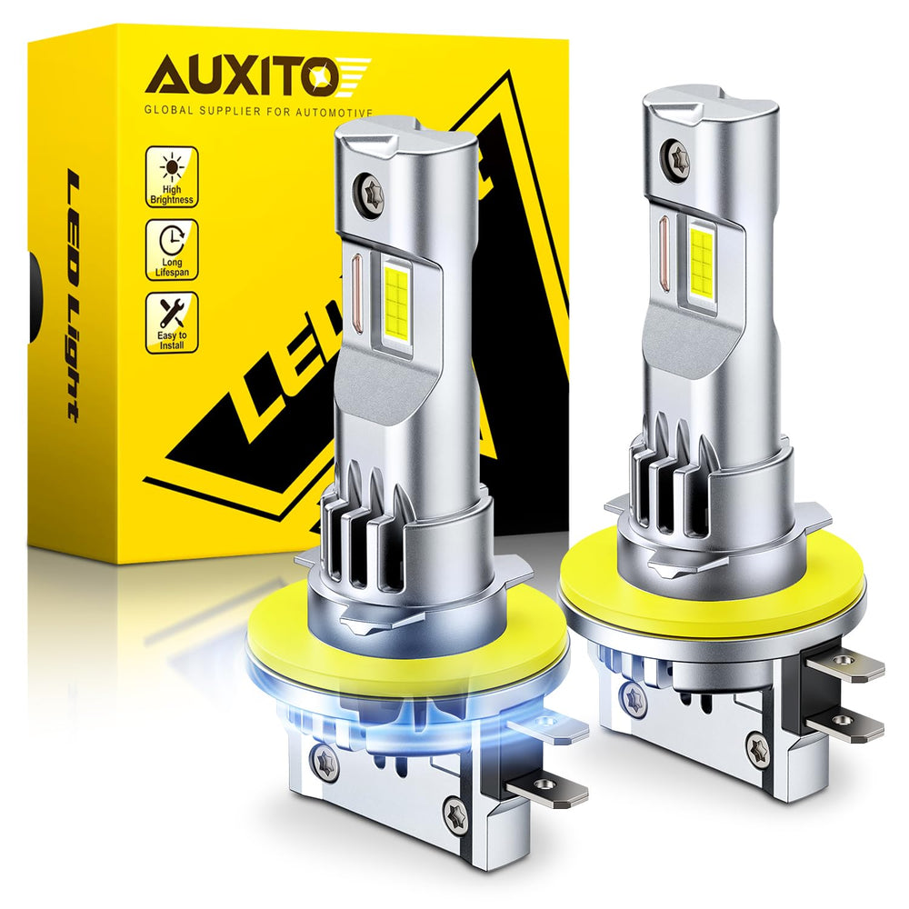 AUXITO H11B LED bulb delivers 1500% brightness for clearer night driving