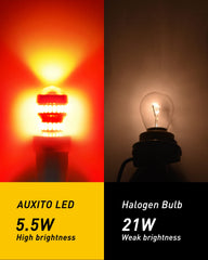AUXITO halogen-like LED bulb silhouette for easy retrofit.