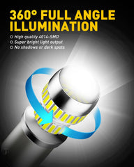 AUXITO 5.5W LED saves energy while delivering brighter output.