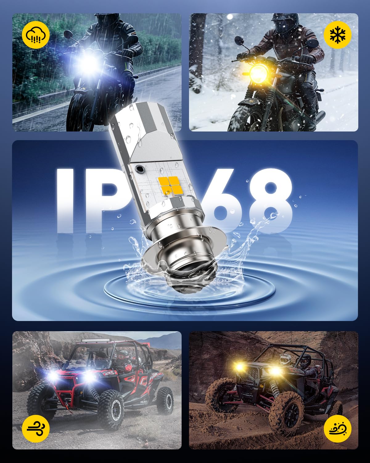 AUXITO P15D plug-and-play installation with no polarity issues.
