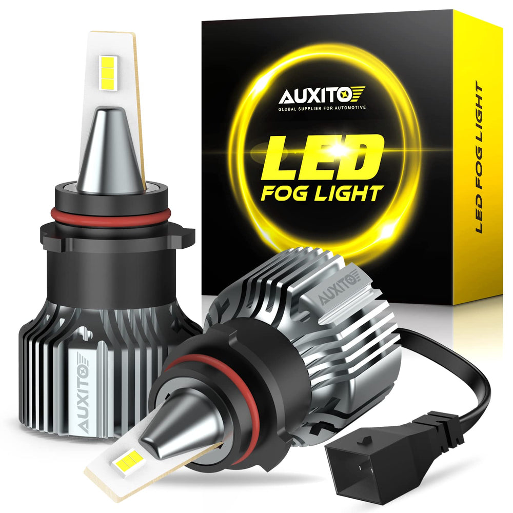 AUXITO PSX26W LED fog light pack enhances nighttime visibility for safer driving.