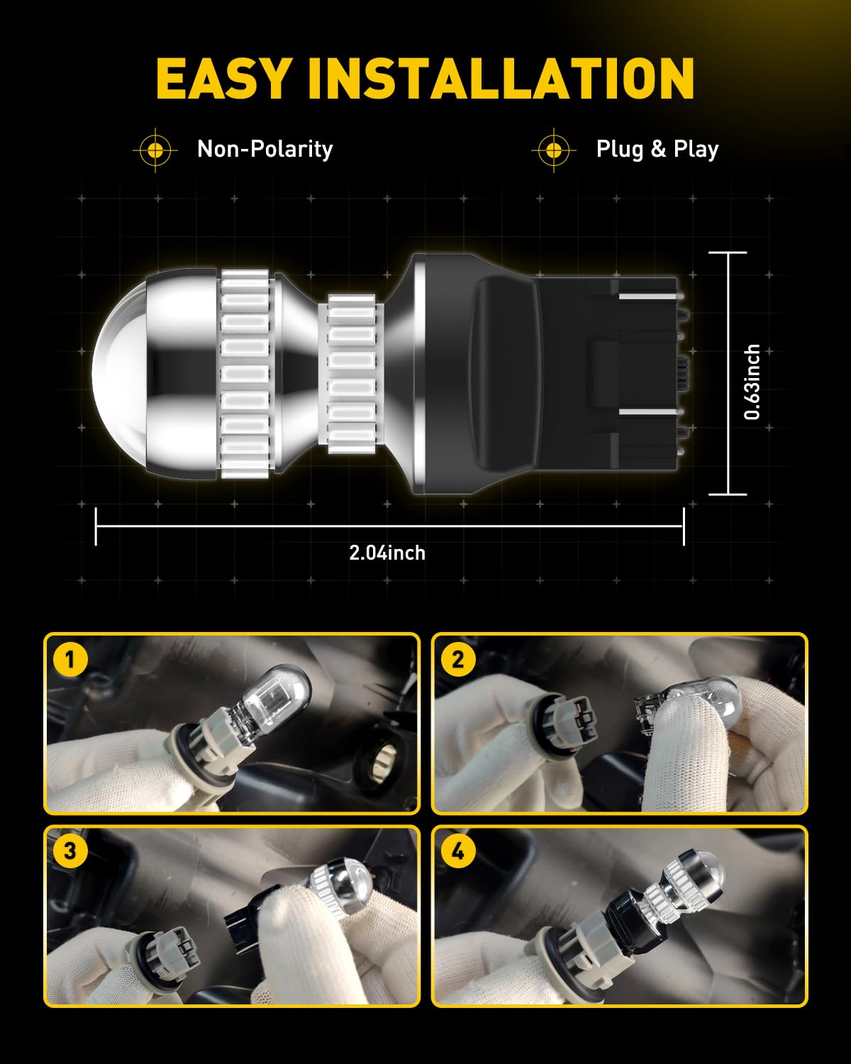 AUXITO smart IC driver close-up ensuring steady current and no interference