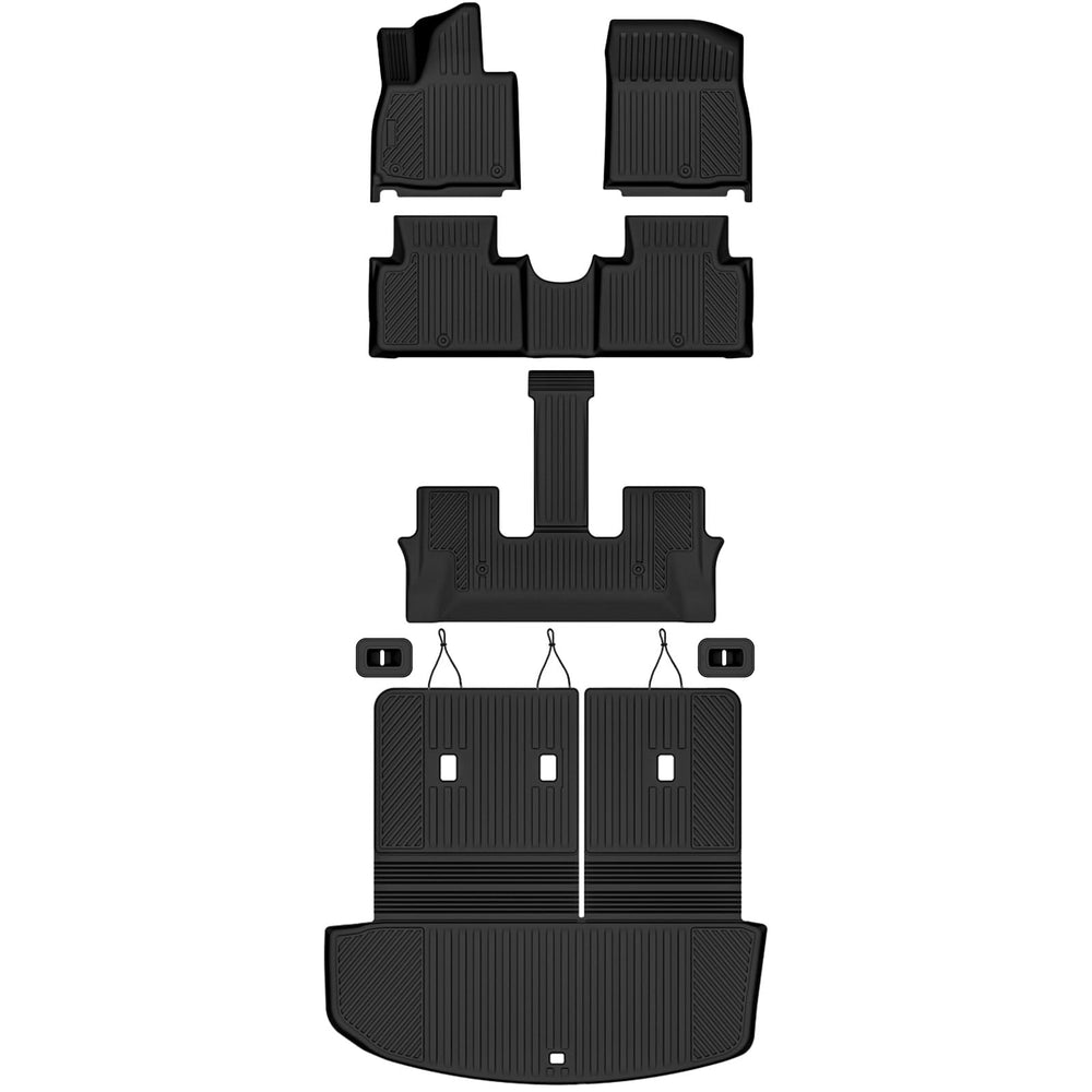 AUXKO second-row mats with precise fit for Hyundai Palisade 2026