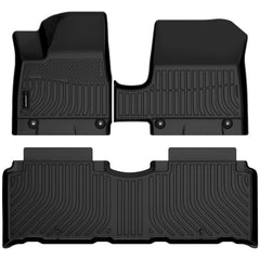 Auxko all-weather floor mats IONIQ 5 front right coverage with secure retention system
