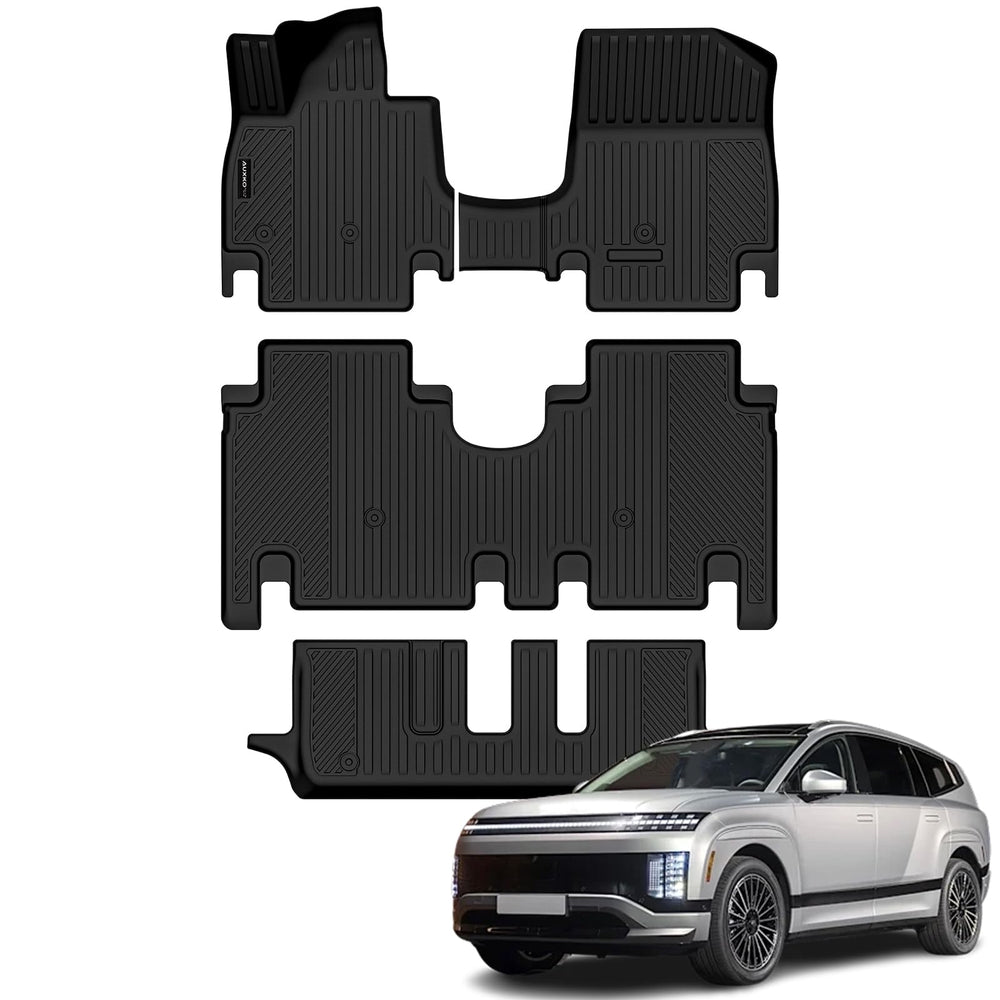 Auxko all-weather floor mats for IONIQ 9 provide tailored coverage and durable protection.