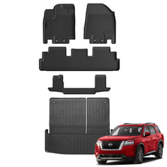 Auxko front driver mat with anti-slip protection for Nissan Pathfinder