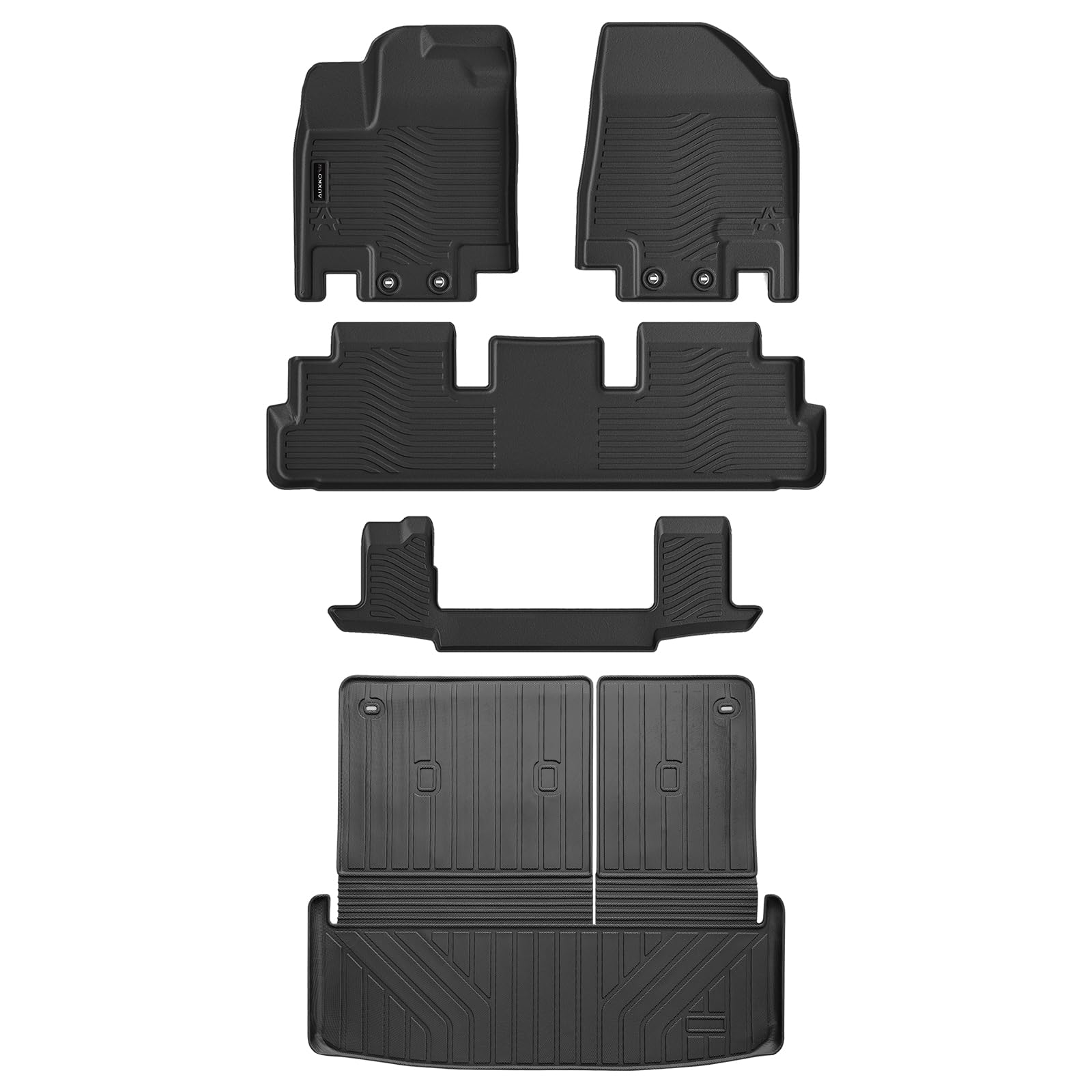 Auxko front passenger mat with precise fit for Nissan Pathfinder