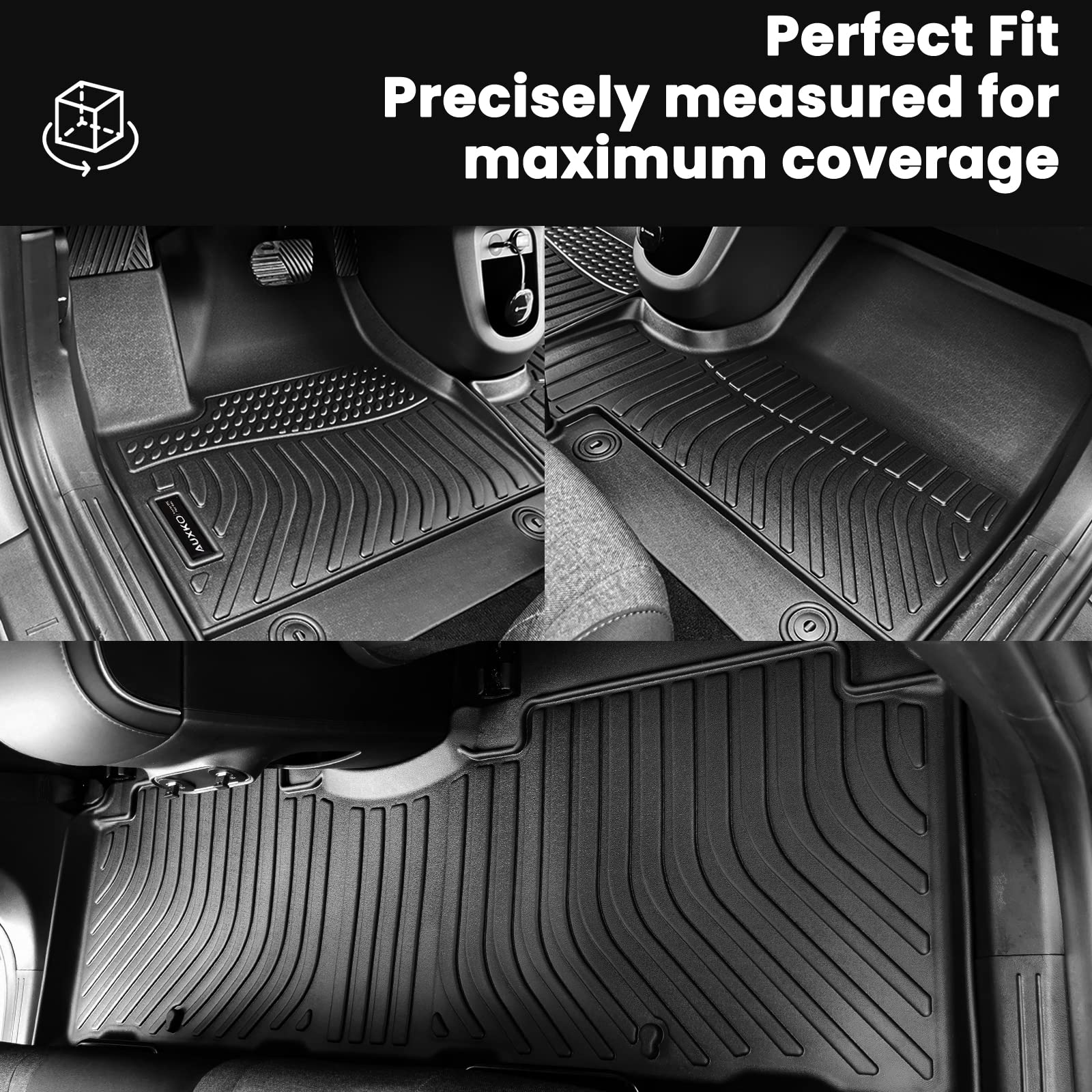 AUXKO floor mats for Honda Civic sedan are easy to rinse and quick to refresh.