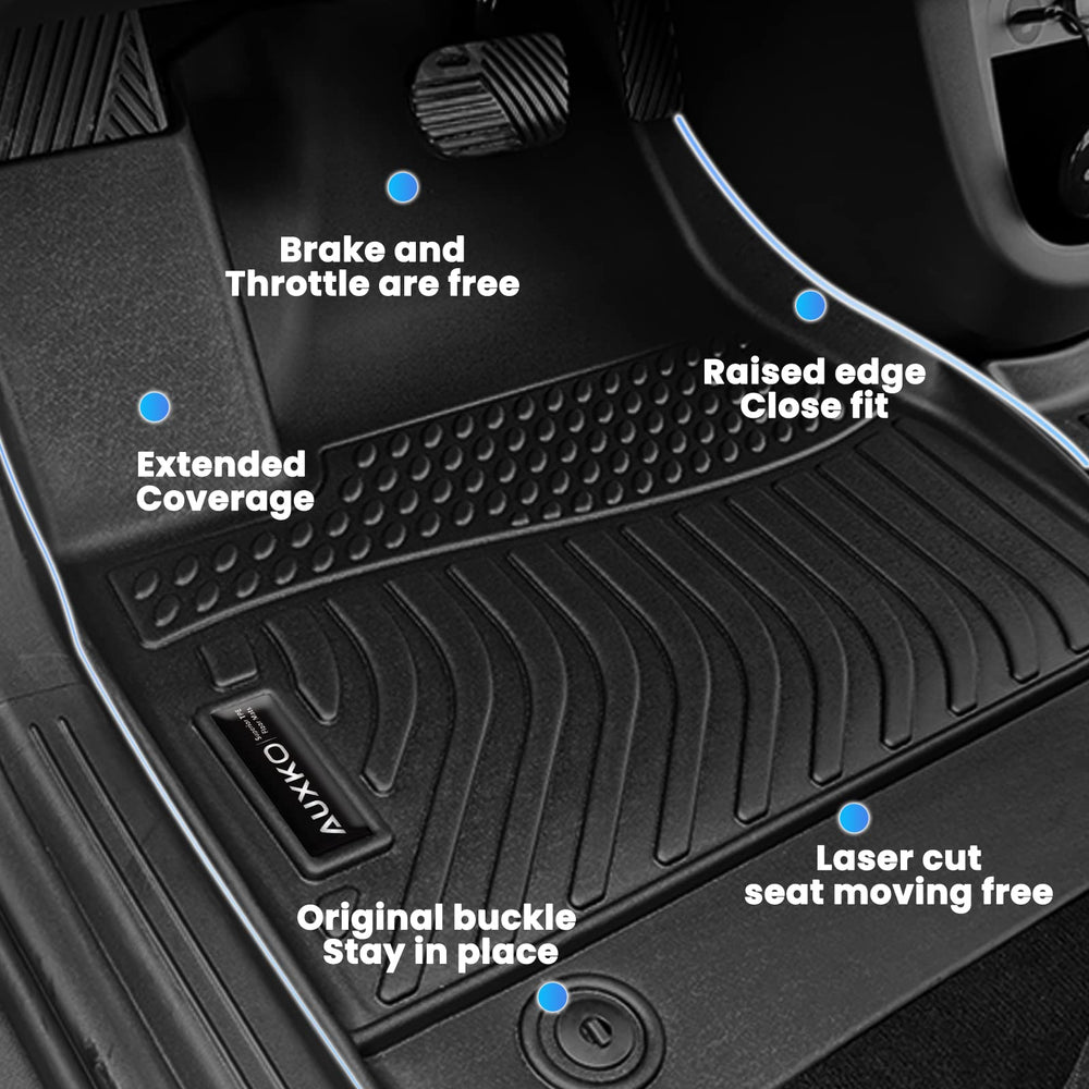 Auxko floor mats easy-clean hose compatibility for quick maintenance