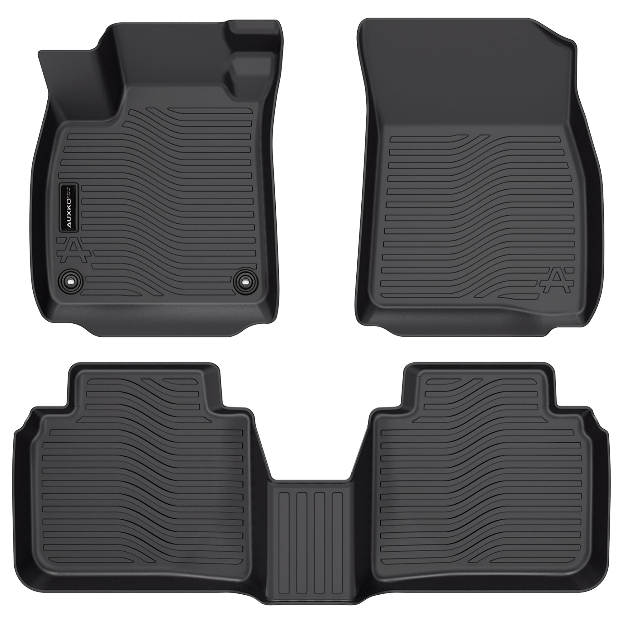 AUXKO Honda Accord mats showing retention system to stay in place