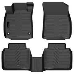 AUXKO Honda Accord mats showing retention system to stay in place